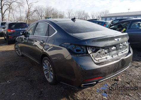 2017 Genesis G80 3.8 z USA, uszkodzony, nr VIN KMHGN4JEXHU210414